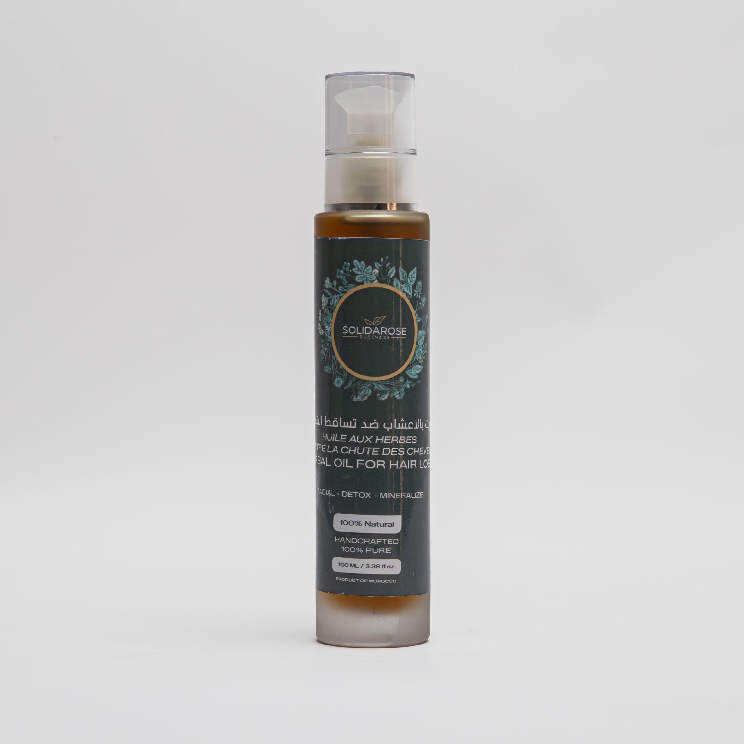 Huile anti-chute aux herbes naturelles